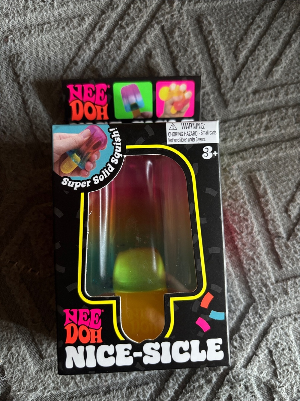Needoh Nice-Sicle Super Solid Squish Popsicle Toy - Multicolor